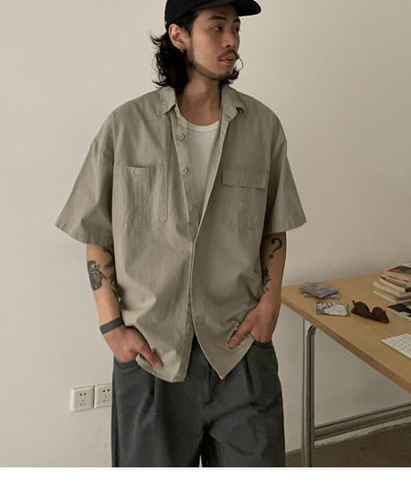 Retro Plaid Short Sleeve Shirt