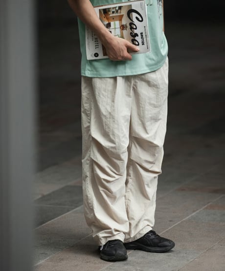 PARACHUTE NYLON PANTS / 2COLORS