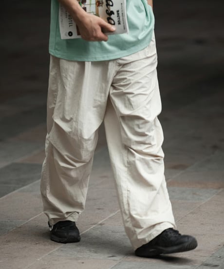 PARACHUTE NYLON PANTS / 2COLORS