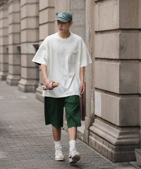 BICOLOR OVERSIZE TEE / 2COLORS