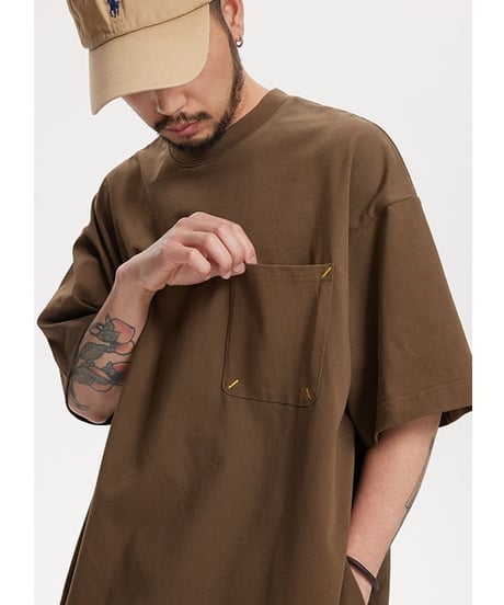 Utility Stitch Pocket Tee / 3colors