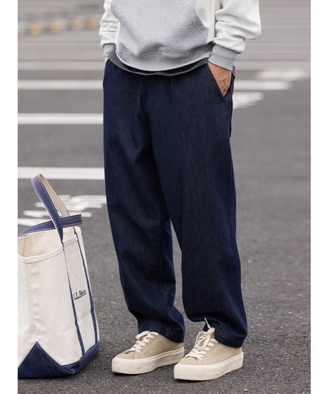 Denim-Like Balloon Wide Pants / 3color