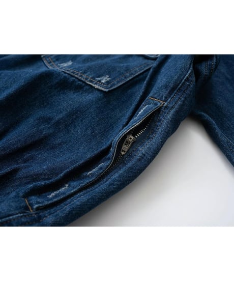 Vintage Denim Jacket with Embroidery