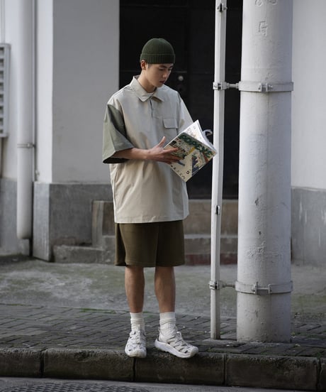 Multicolor Loose Polo Shirt / 2color