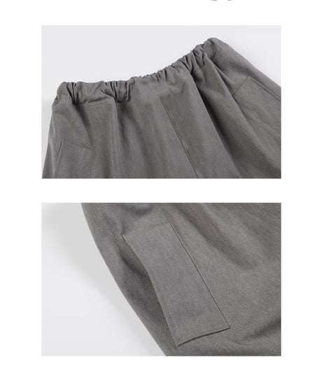 Pale Color Wide Silhouette Easy Short Pants / 4color