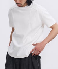 Stitch Design Fitted T-Shirt  / 2color