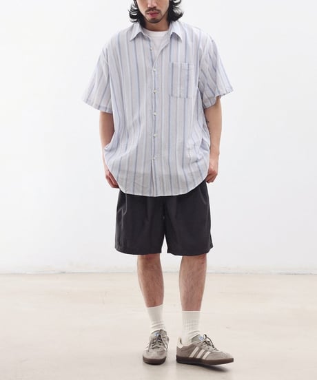 Shrink See-through Stripe Shirt / 3color
