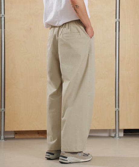 Over Pleats Easy Wide Pants / 2colors