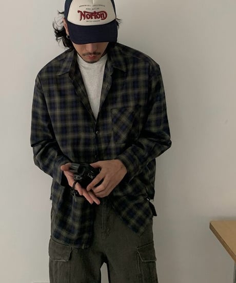 Retro Plaid Casual Shirt
