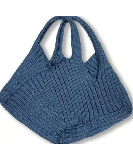 Rib Knit Tote Bag / 2color