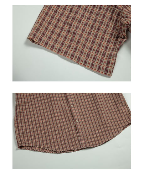 RELAXED CHECK SHIRT / 2COLOR