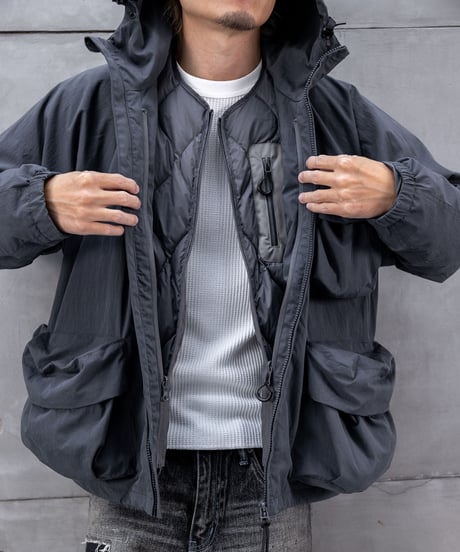 【Currahee×Keels】 Modular Utility Jacket with Quilted Liner / 2color
