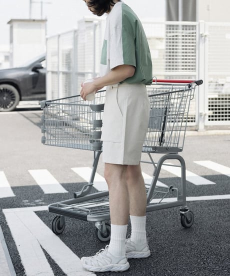 Clear Baker Wide Short Pants