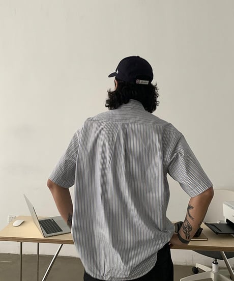 Retro Striped Casual Shirt