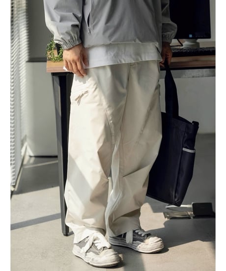 Wide Tapered Tech Cargo Pants / 3color