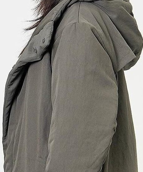 Thick Cotton Hooded Cort Jacket / 2color