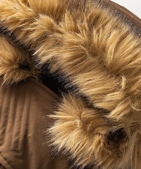 Down Parka with Removable Fur Collar