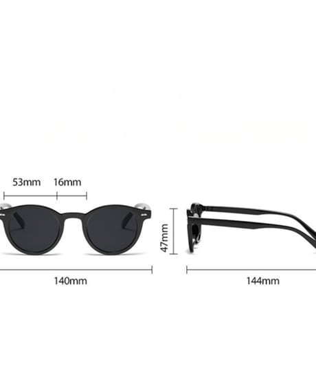 Classic Round Frame Sunglasses / 4color