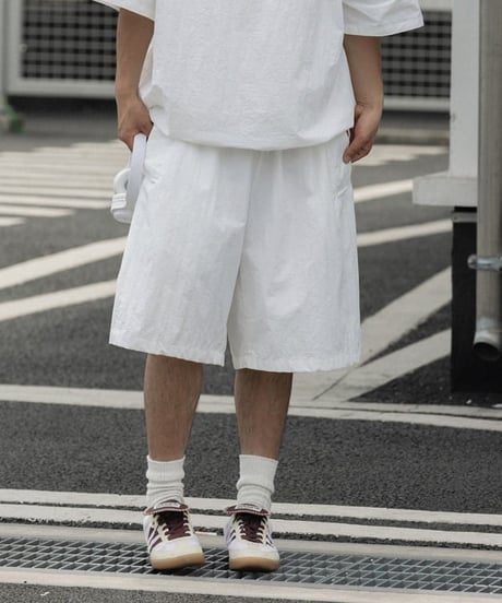 Split Wide Loose Easy Short Pants / 4color