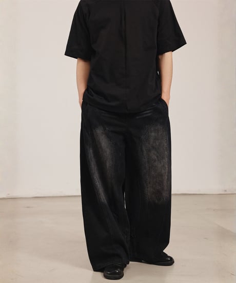 Vintage Wide Barrel Denim Pants / 2color