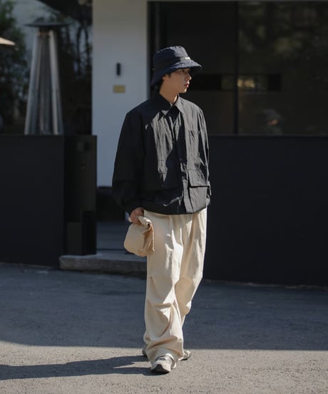 SNAP BUTTON MULTI-POCKET SHIRT / 2COLORS