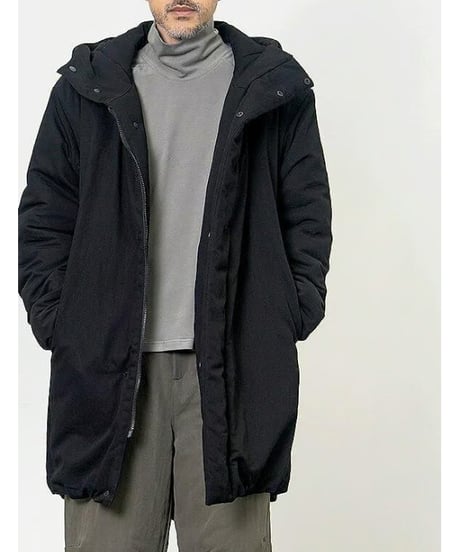 Thick Cotton Hooded Cort Jacket / 2color