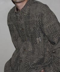 Colorblocked Plaid Long Sleeve Shirt