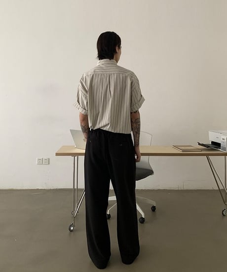 Retro Striped Casual Shirt S/S