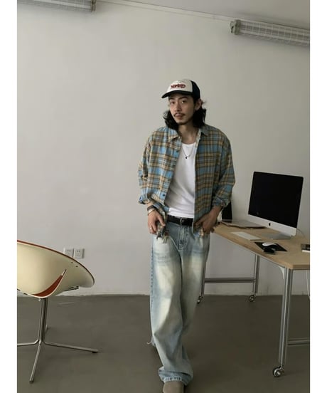 Retro Wide-Leg Casual Jeans