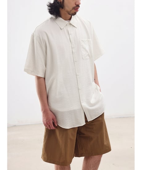 Casual Stripe Regular Collar Shirt / 2color