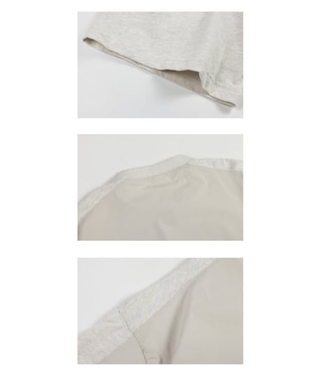 Separate Color Loose Silhouette T-shirt / 3color