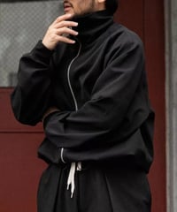 Double Zipper Turtleneck Jacket