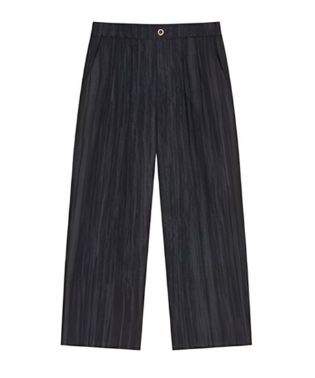 Striped Wash Wide-Leg Easy Pants / 2color