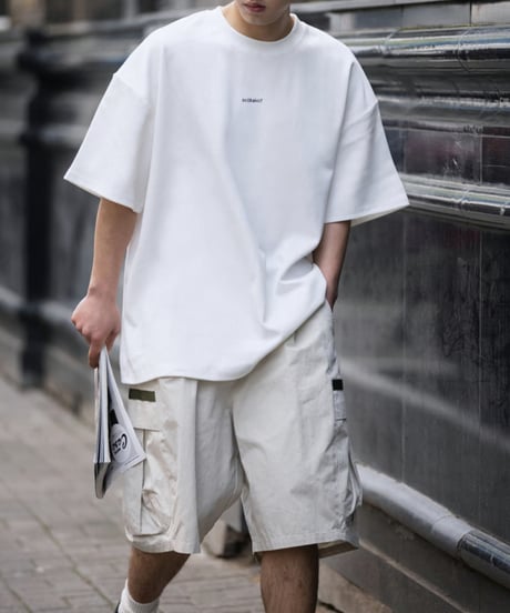 WIDE LOOSE CARGO SHORTS / 4COLORS