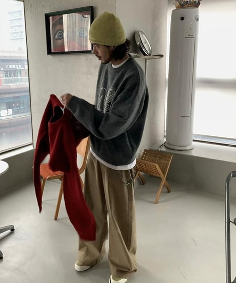 Color Block Heavyweight Sweater