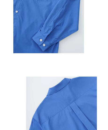 Round Collar NICEBLUE Wide Silhouette Shirt