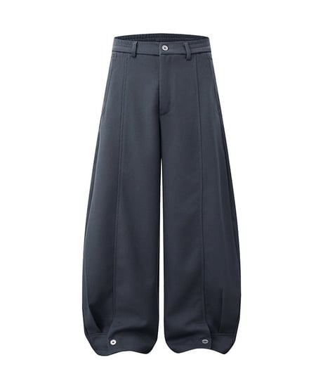 Button Detail Easy Slacks Pants  / 2color