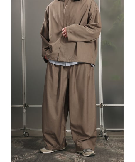 Relaxed Wide Easy Trousers / 2color