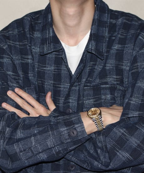 Vintage Plaid Relaxed Fit Shirt Jacket