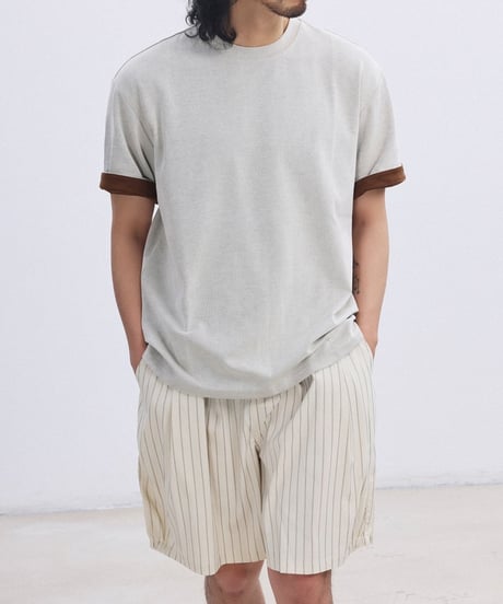 Clean Stripe Easy Short Pants