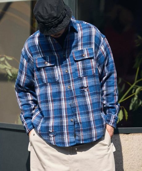 Retro Plaid Shirt Jacket