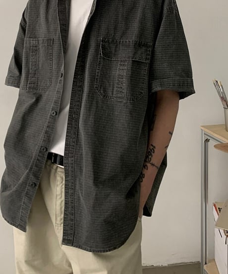 Retro Plaid Short Sleeve Shirt