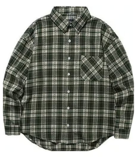 Vintage Check Flannel Shirt Jacket