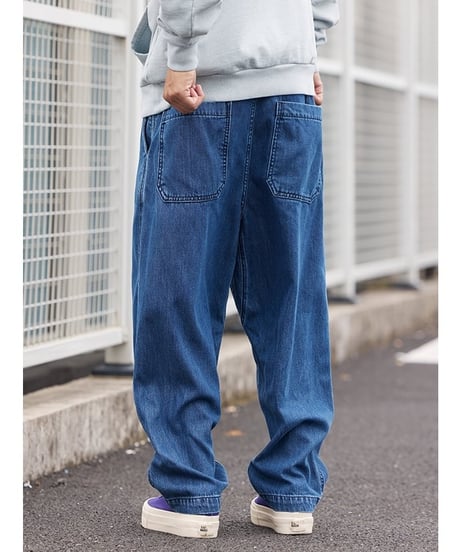 Denim-Like Balloon Wide Pants / 3color