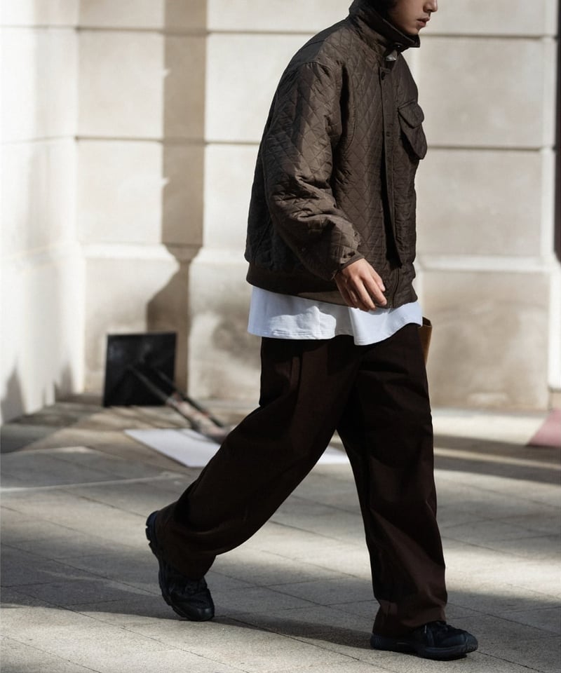 Wide Straight Tuck Pants ［keels］ Wide Straight Tuck Easy Pants / 3color | keels