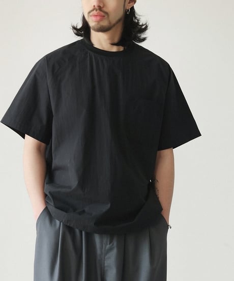 Wrinkle Raglan Wide Silhouette T-Shirt / 3color