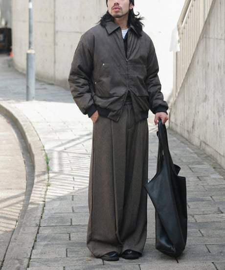 Waist Design Droop Loose Slacks Pants  / 2color