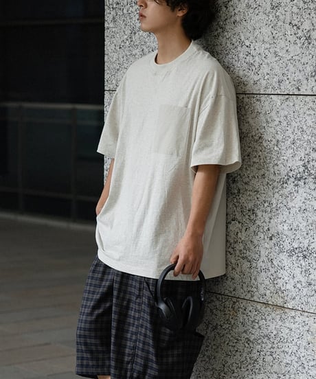 Separate Color Loose Silhouette T-shirt / 3color