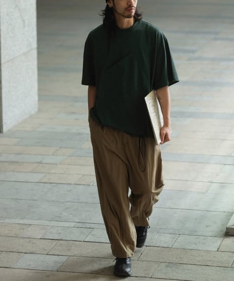 Cord Design 1POC Wide Silhouette T-Shirt