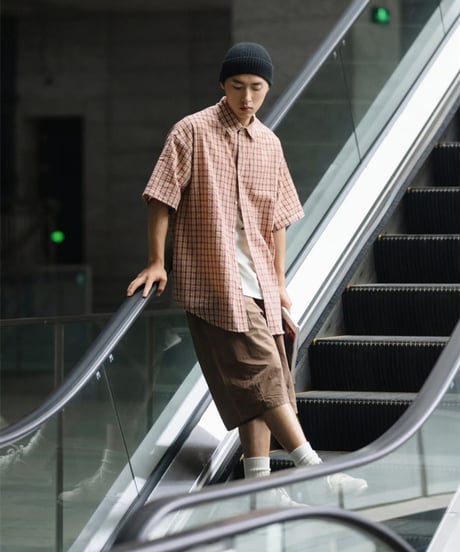 RELAXED CHECK SHIRT / 2COLOR